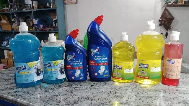 Collection of National cleaning products